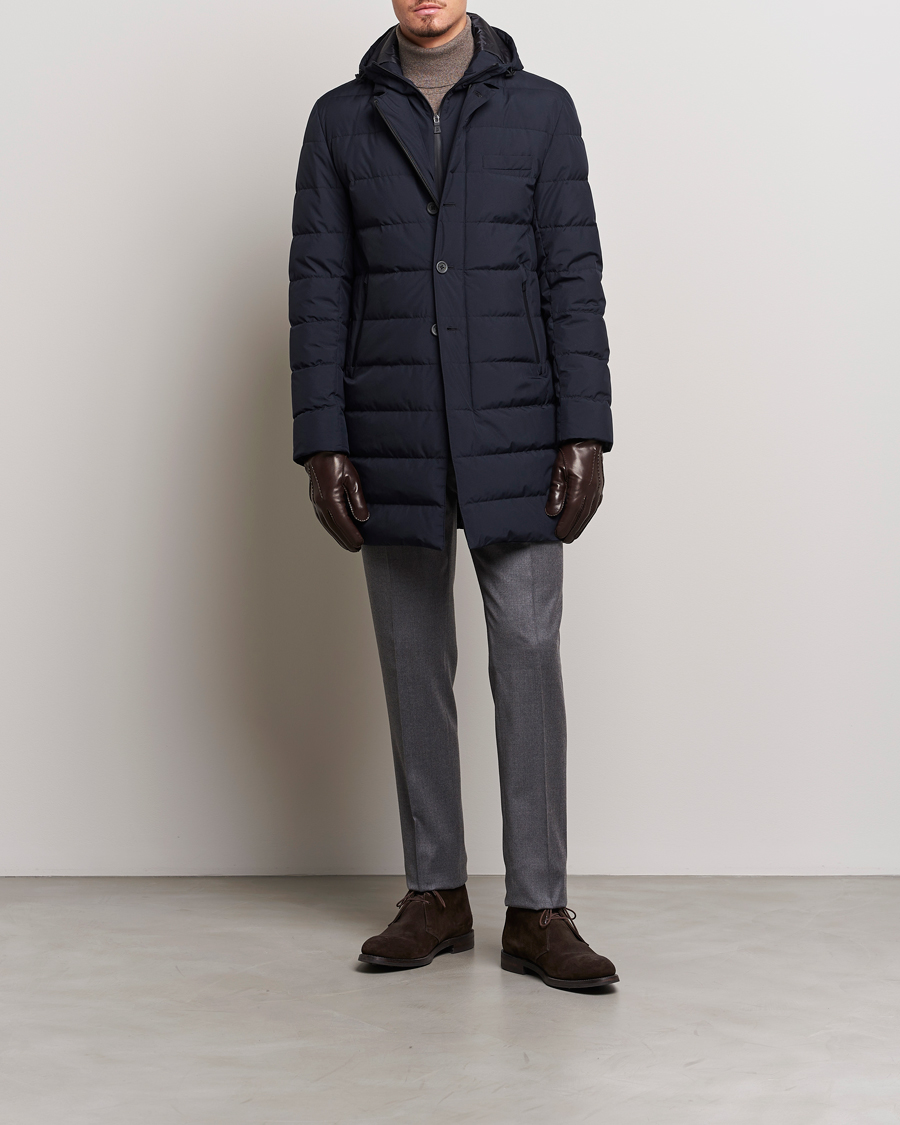 Homme | Manteaux Et Vestes | Herno | Laminar Down Coat Navy
