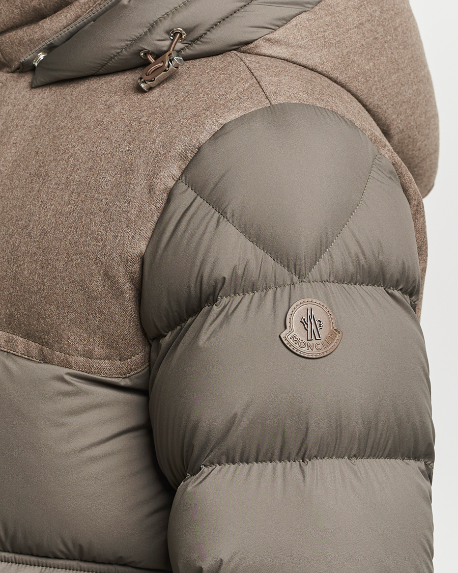 Homme | Manteaux Et Vestes | Moncler | Mussala Short Down Parka Taupe