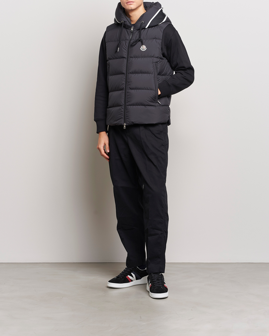 Homme | Manteaux Et Vestes | Moncler | Cardamine Hooded Down Vest Black