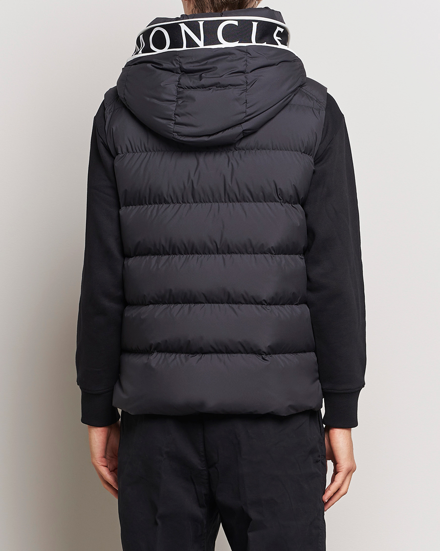 Homme | Manteaux Et Vestes | Moncler | Cardamine Hooded Down Vest Black