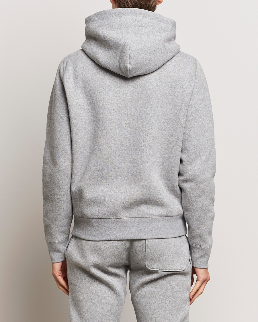 Homme | Pulls Et Tricots | Moncler | Patch Logo Zip Hoodie Light Grey