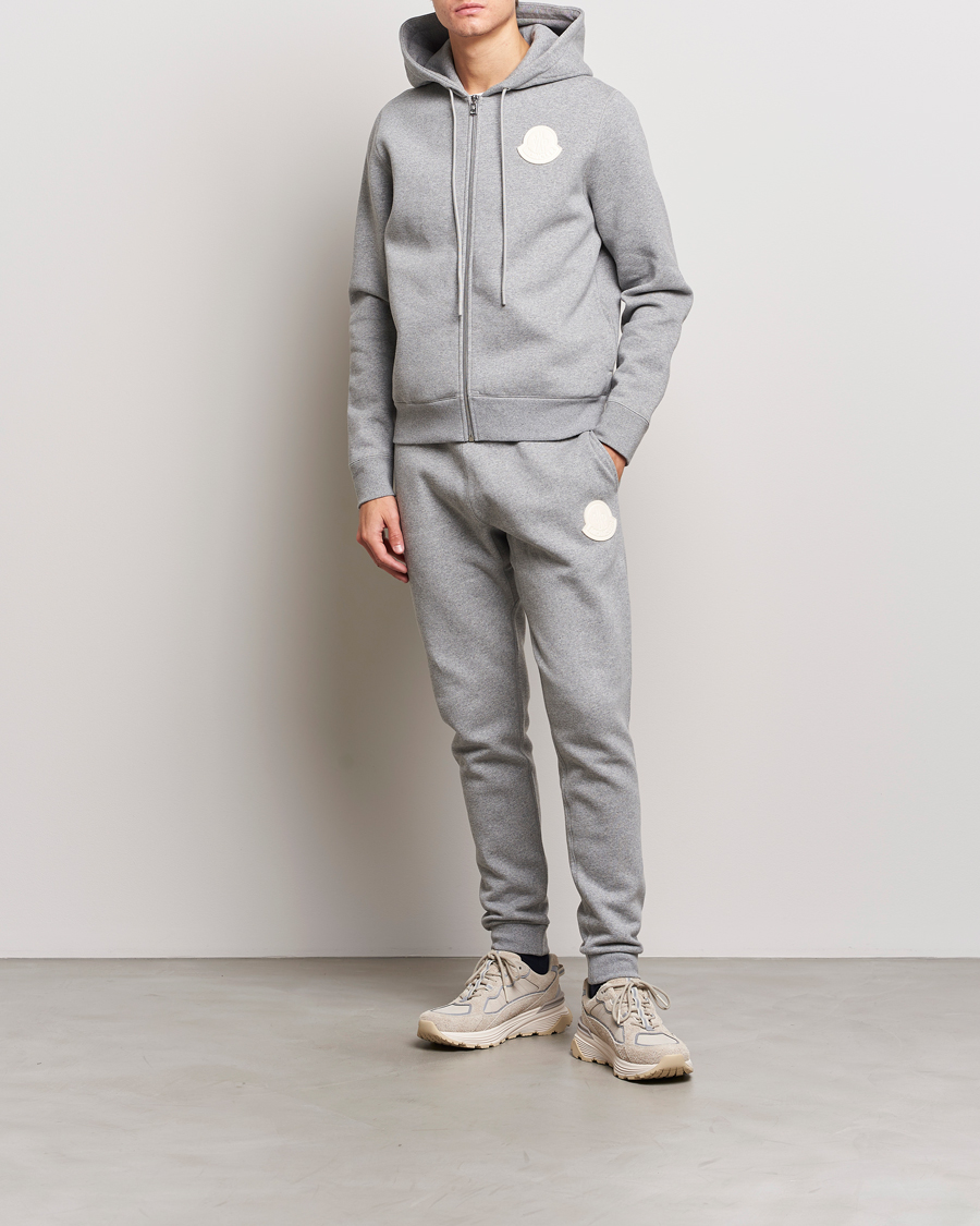 Homme | Pantalons | Moncler | Patch Logo Sweatpants Light Grey