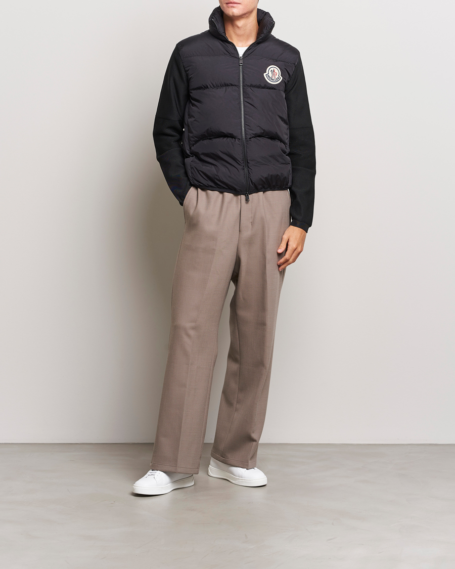 Homme | Pulls Et Tricots | Moncler | Hybrid Cardigan Black