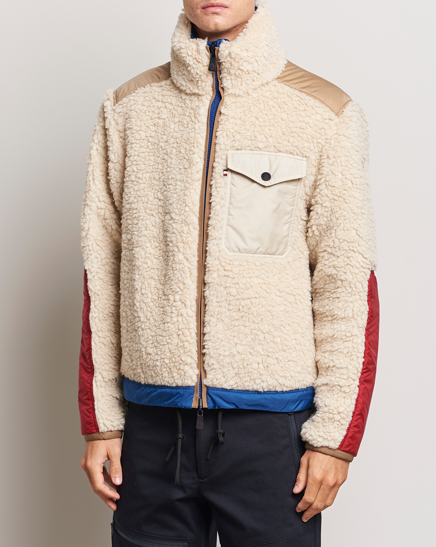 Homme | Manteaux Et Vestes | Moncler Grenoble | Plattiers Fleece Bomber Off White