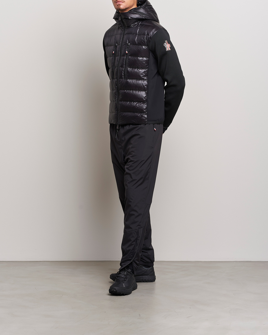 Moncler Grenoble Hybrid Zip Cardigan Black - Acheter Moncler