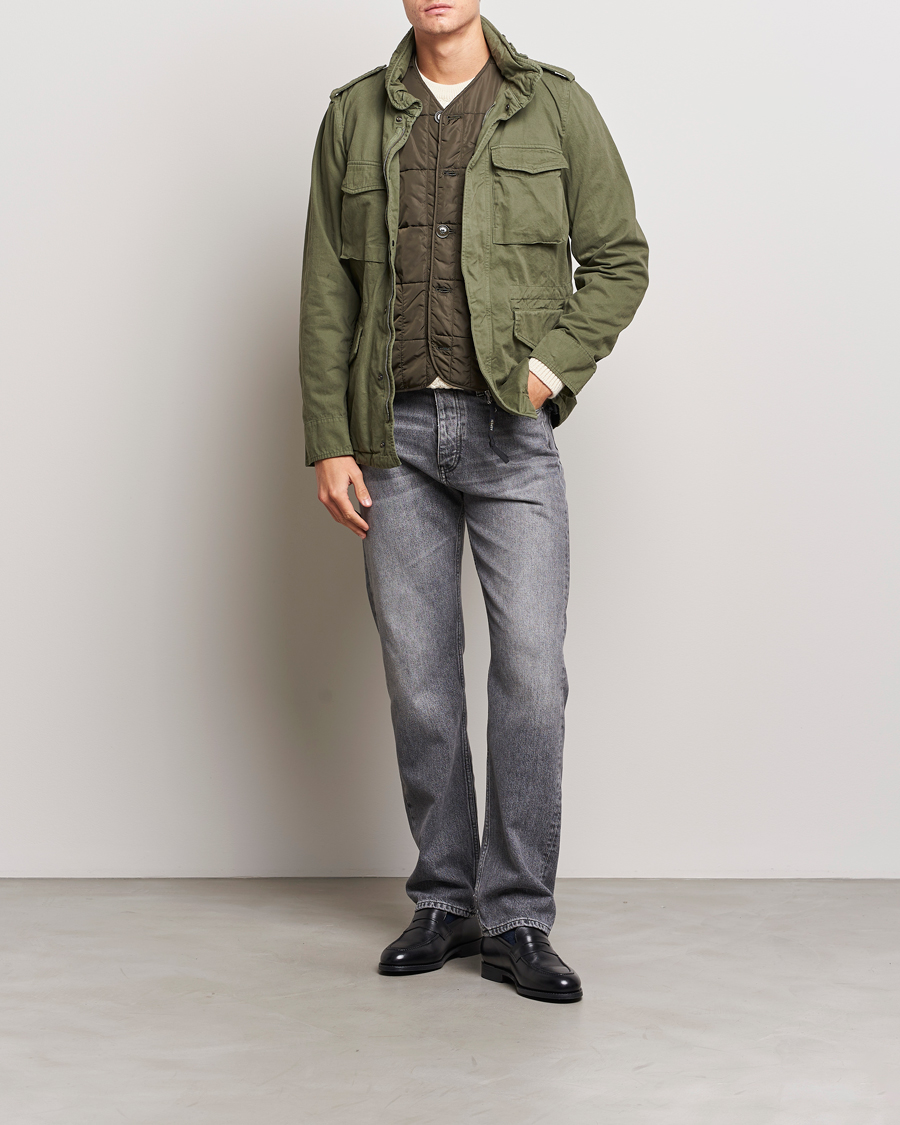 Homme | Manteaux Et Vestes | Aspesi | Lined Cotton Field Jacket Military