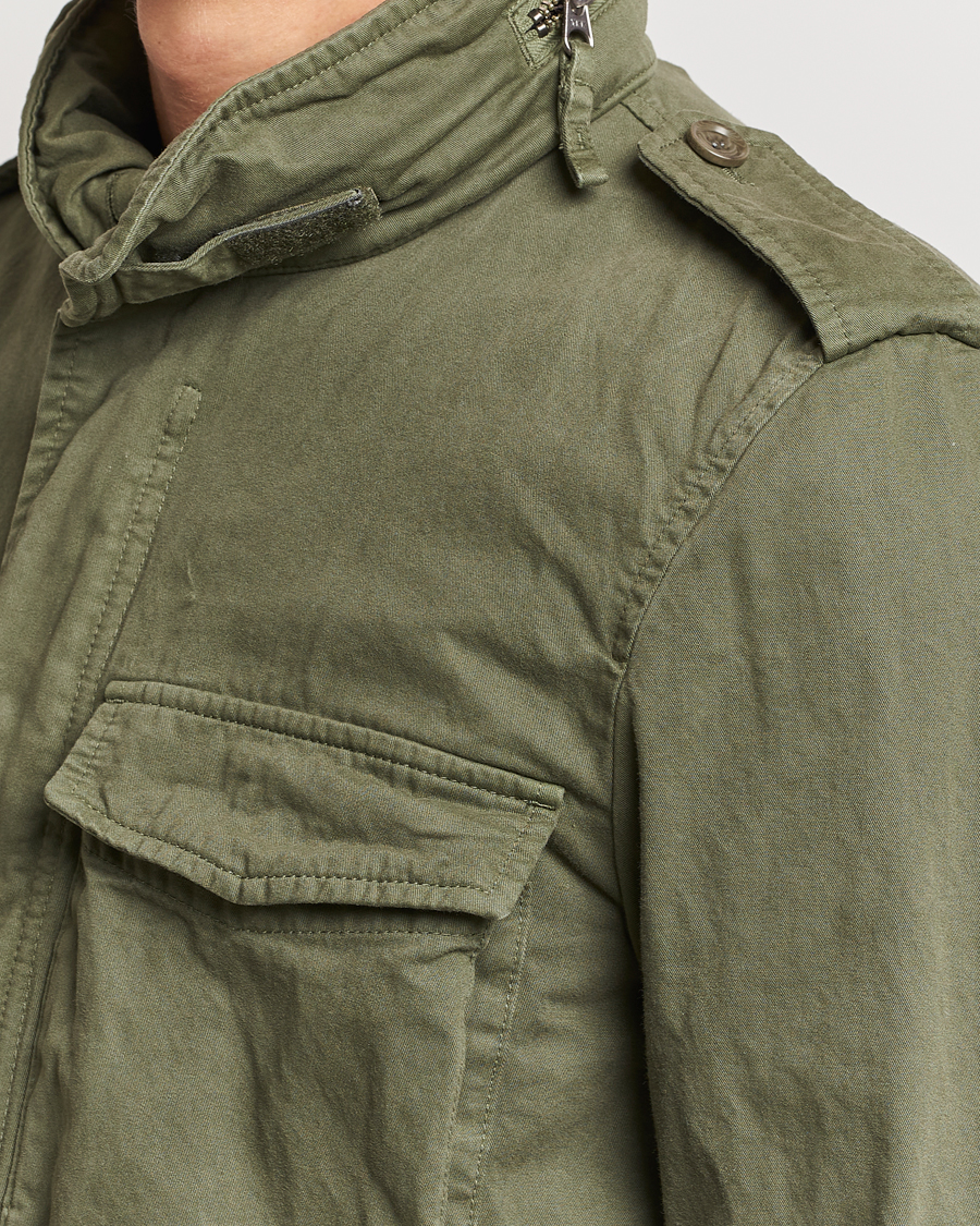 Homme | Manteaux Et Vestes | Aspesi | Lined Cotton Field Jacket Military