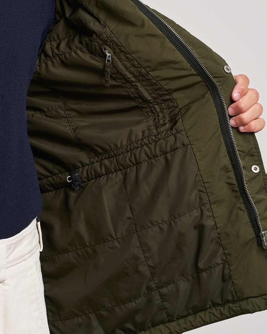 Homme | Manteaux Et Vestes | Aspesi | Garment Dyed Field Jacket Dark Military