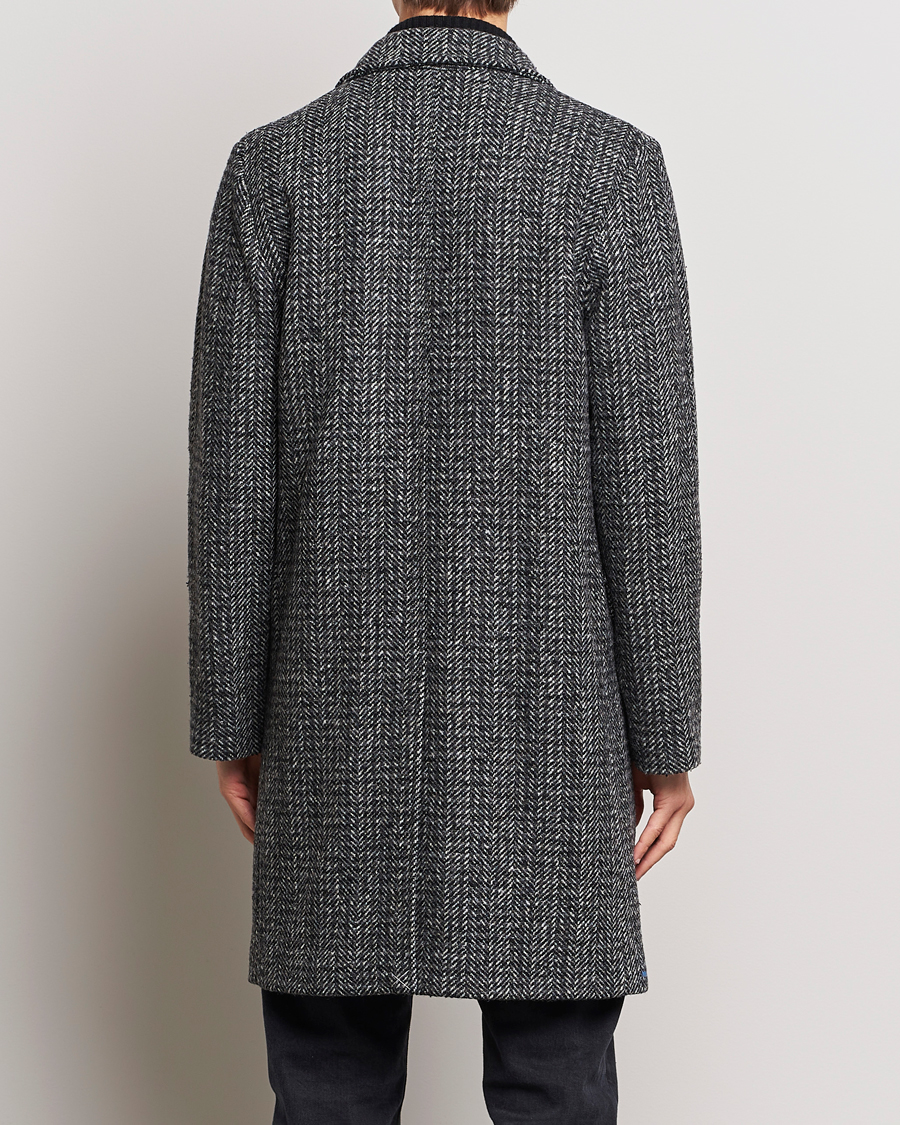 Homme | Manteaux Et Vestes | Aspesi | Herringbone Wool Coat Grey