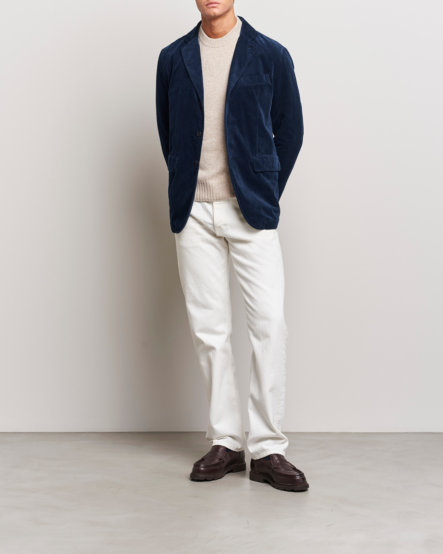 Homme | Blazers | Aspesi | Corduroy Blazer Navy