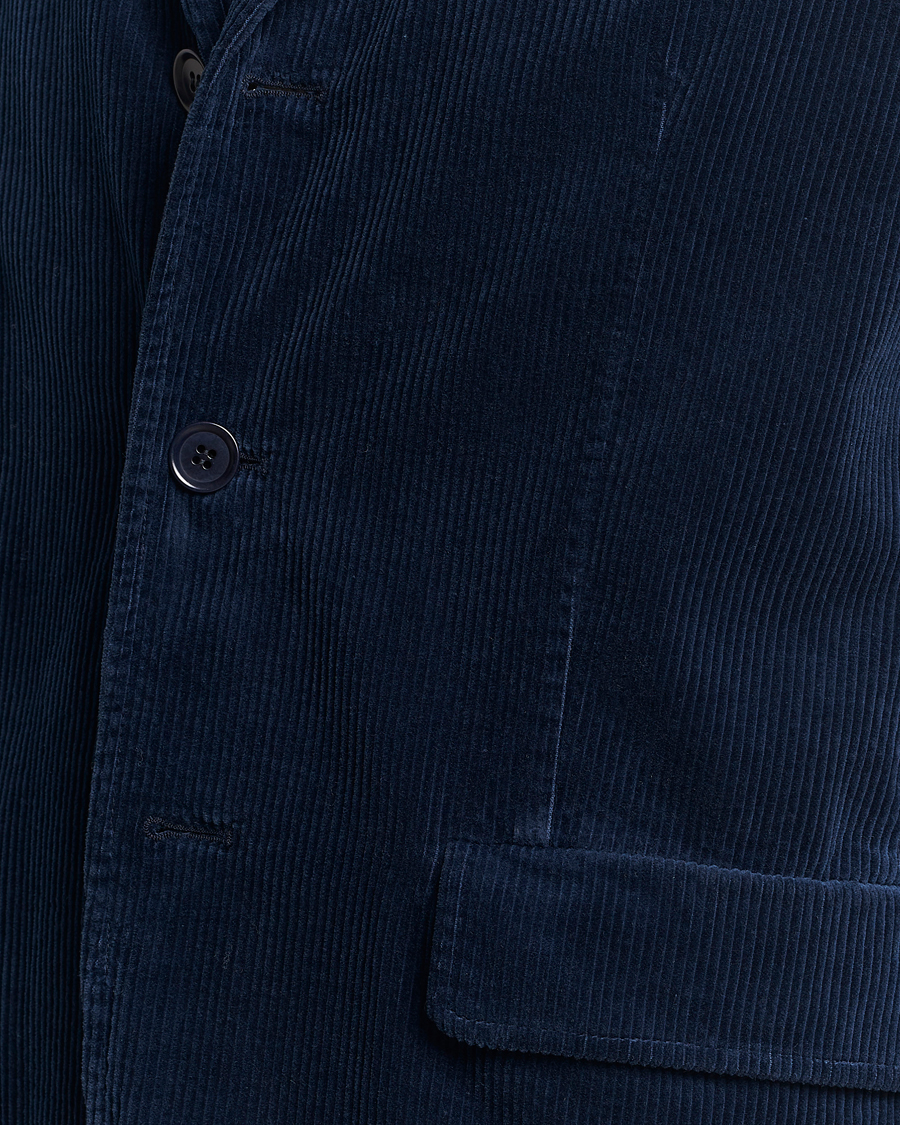 Homme | Blazers | Aspesi | Corduroy Blazer Navy