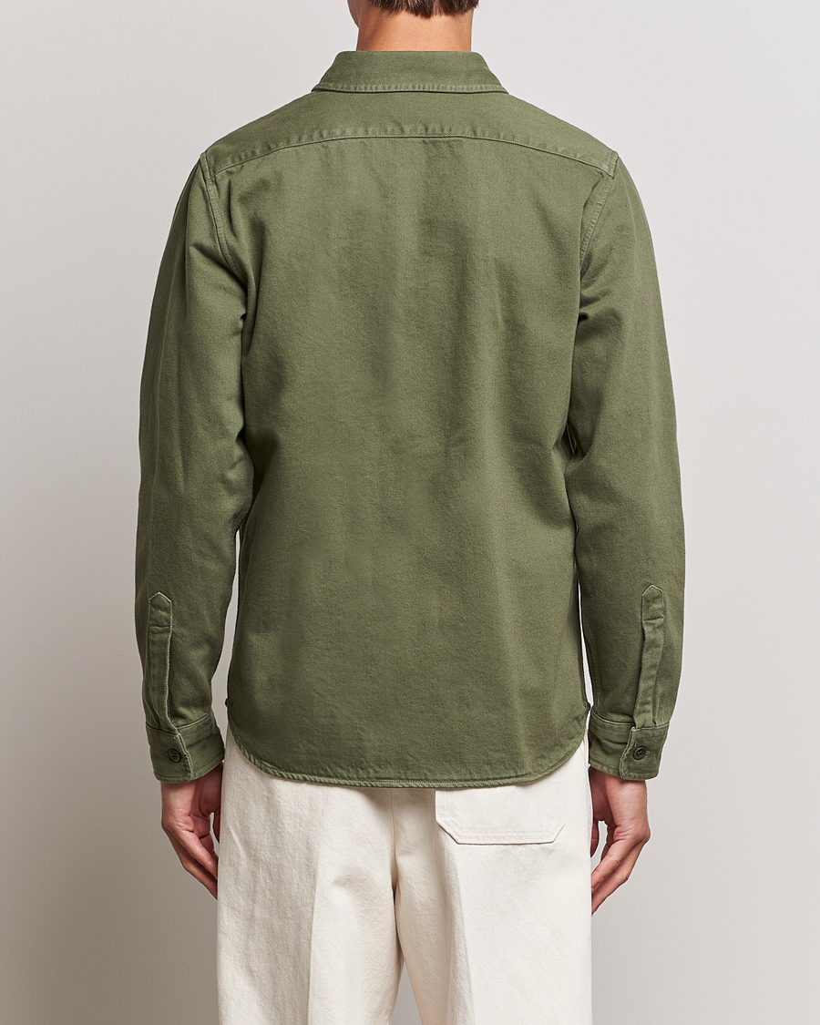 Homme | Chemises | Aspesi | Cotton Utility Shirt Military