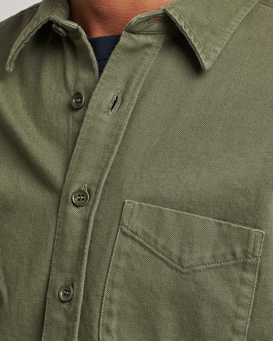 Homme | Chemises | Aspesi | Cotton Utility Shirt Military