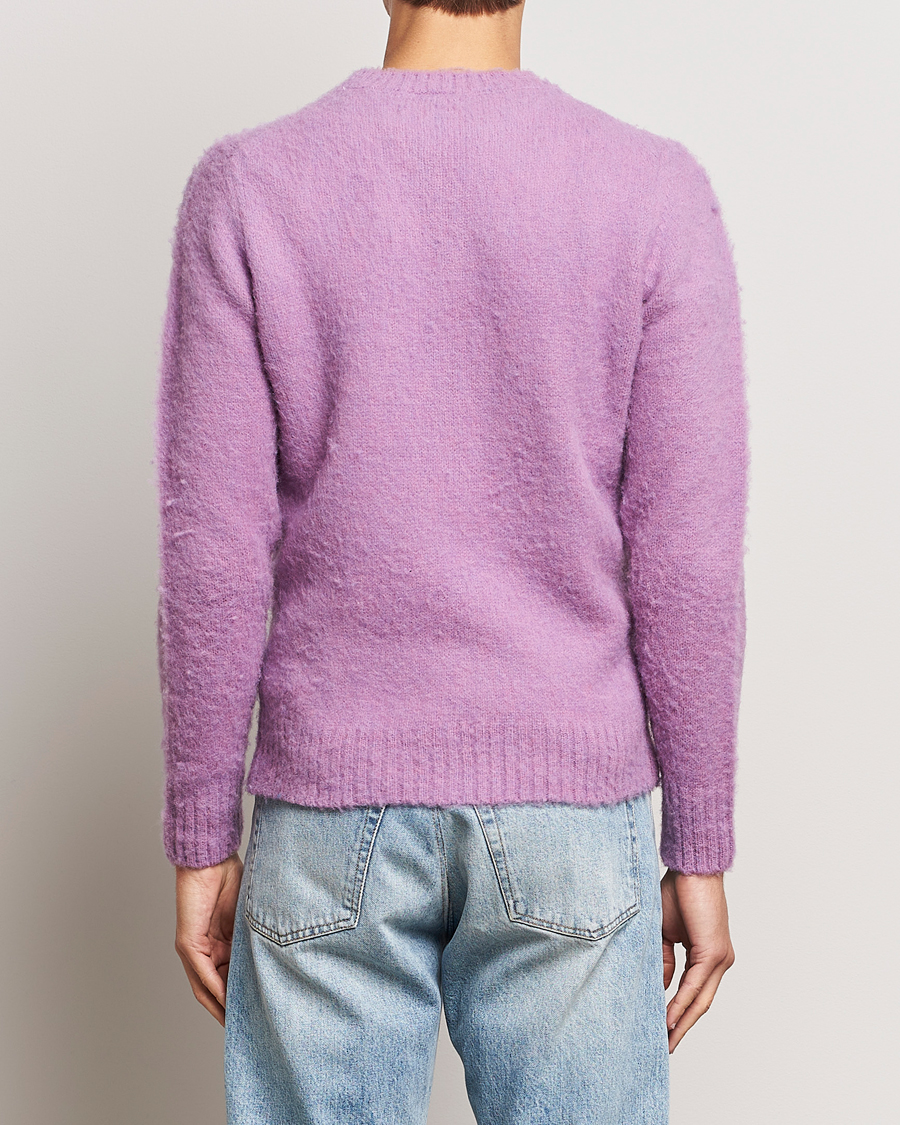 Homme | Pulls Et Tricots | Aspesi | Brushed Shetland Sweater Purple