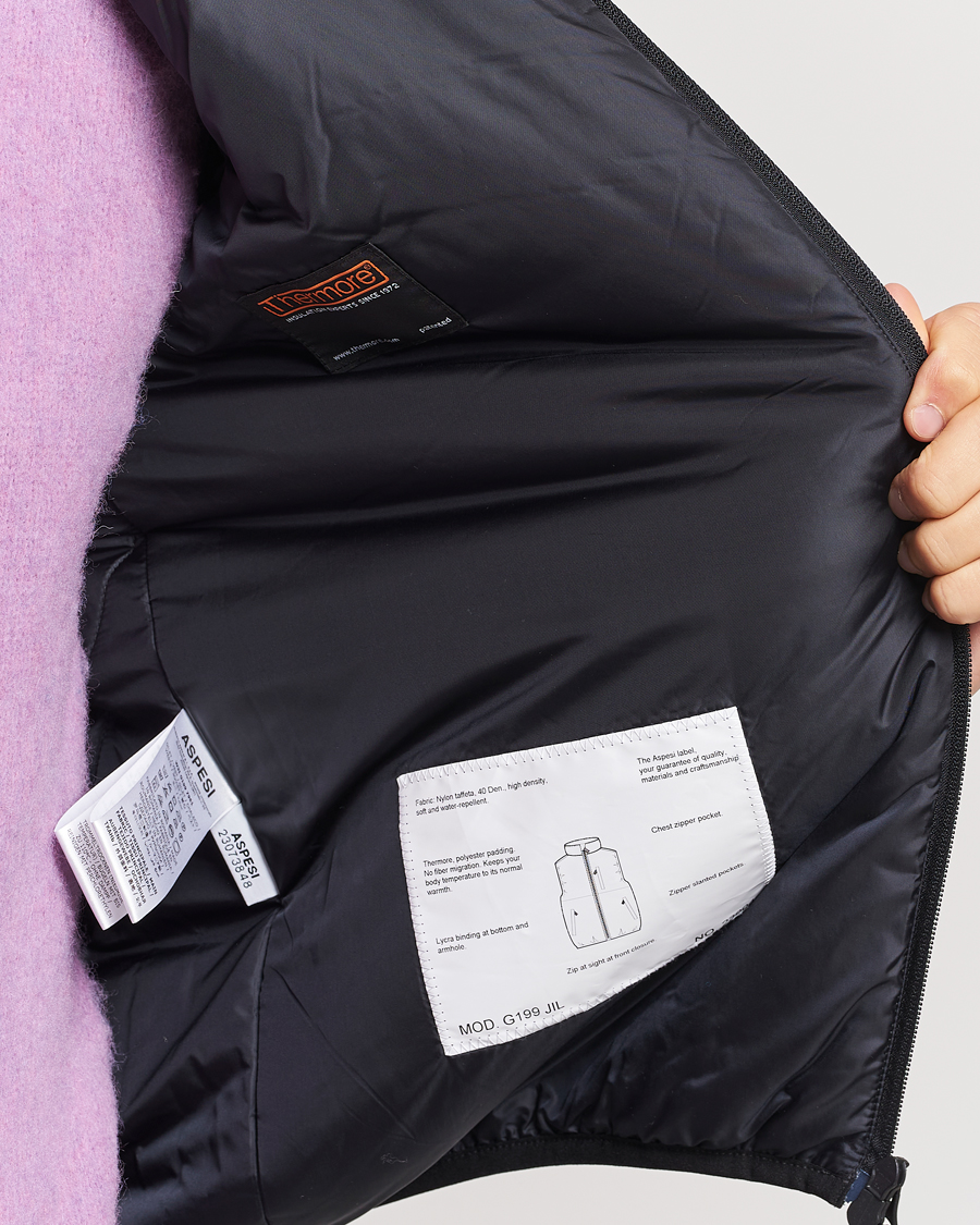 Homme | Manteaux Et Vestes | Aspesi | Jil Padded Vest Black