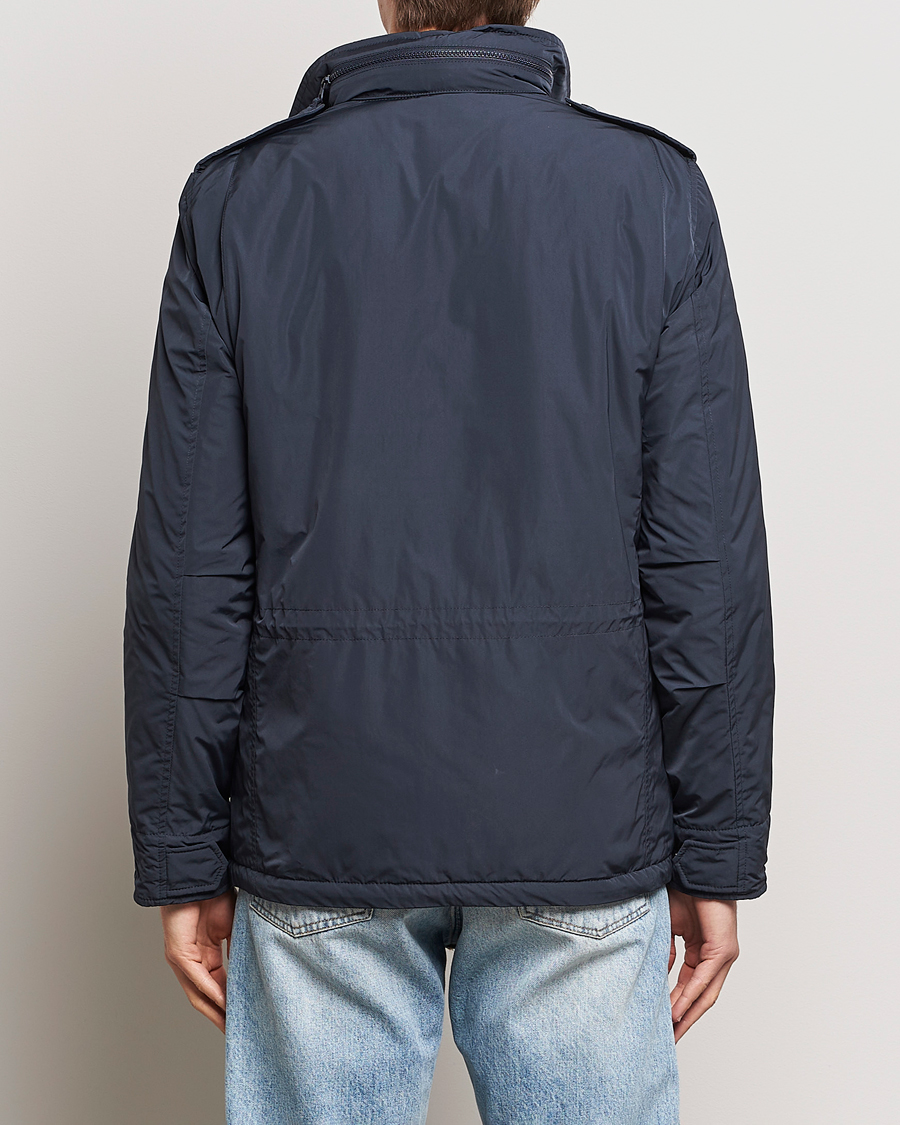 Homme | Manteaux Et Vestes | Aspesi | Minifield Nylon Field Jacket Navy