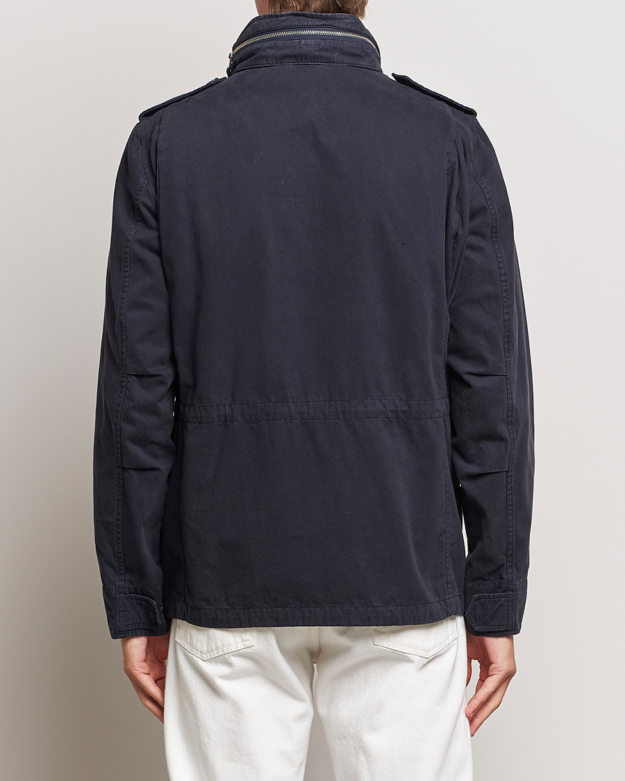 Homme | Manteaux Et Vestes | Aspesi | Lined Cotton Field Jacket Navy