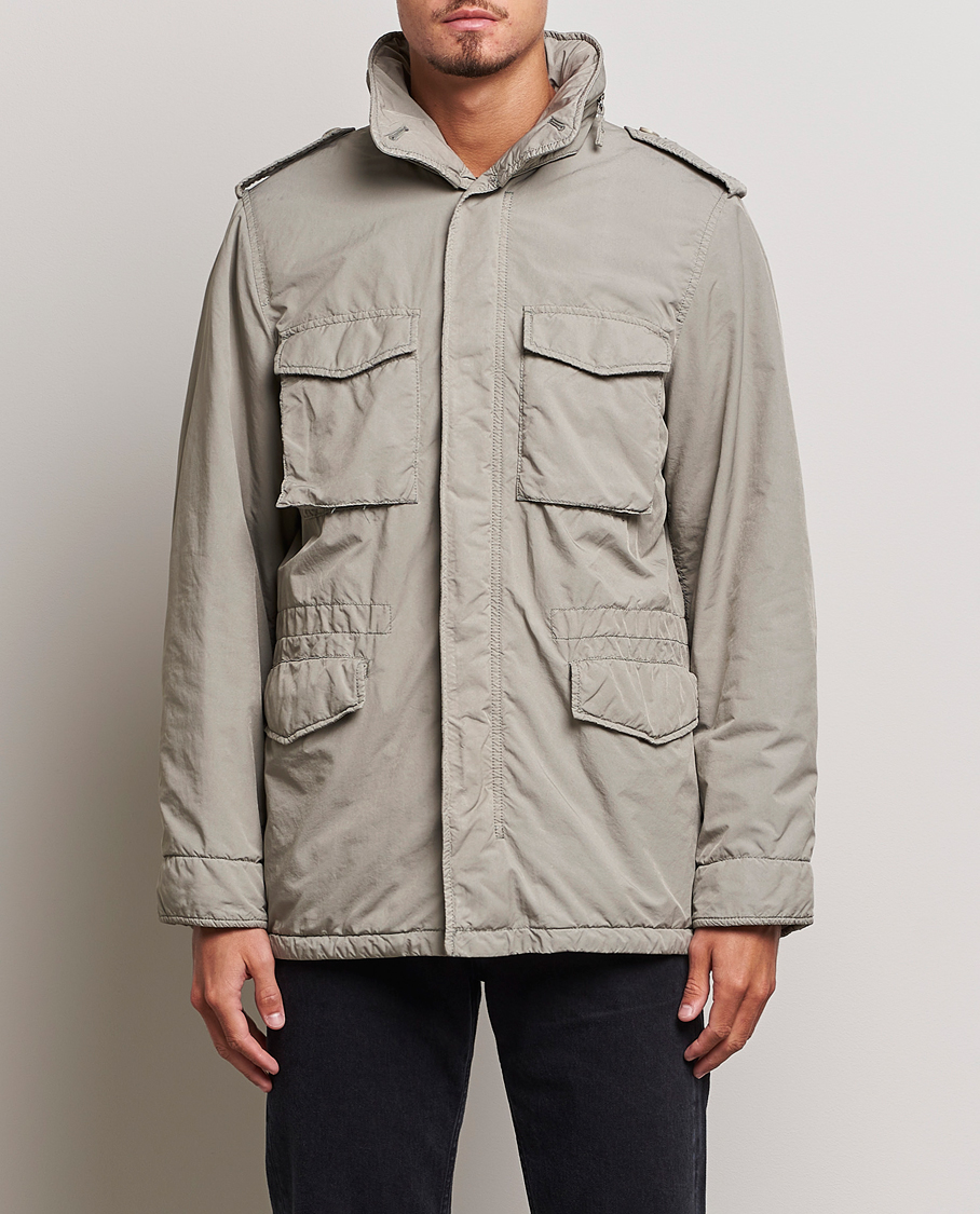 Homme | Manteaux Et Vestes | Aspesi | Garment Dyed Field Jacket Sand