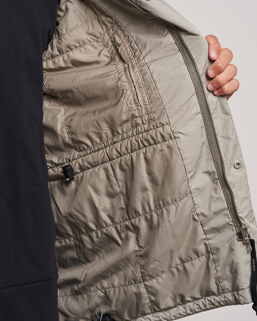 Homme | Manteaux Et Vestes | Aspesi | Garment Dyed Field Jacket Sand