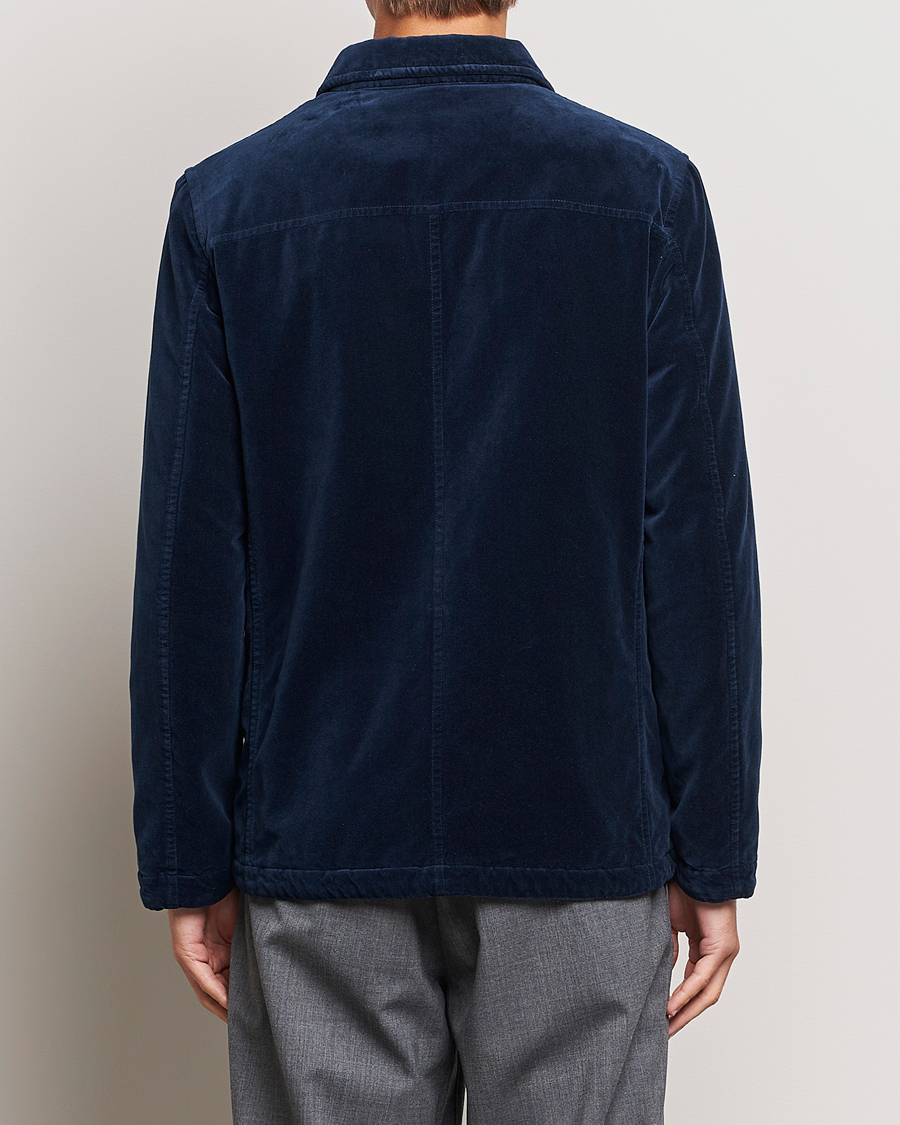 Homme | Manteaux Et Vestes | Aspesi | Tadao Corduroy Jacket Navy
