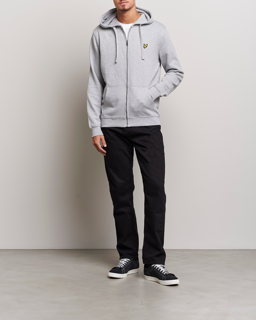 Homme | Pulls Et Tricots | Lyle & Scott | Full Zip Hoodie Light Grey