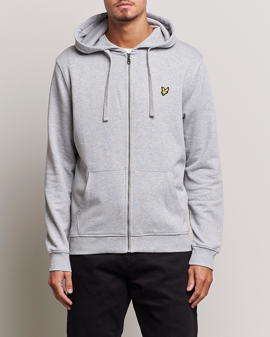 Homme | Pulls Et Tricots | Lyle & Scott | Full Zip Hoodie Light Grey