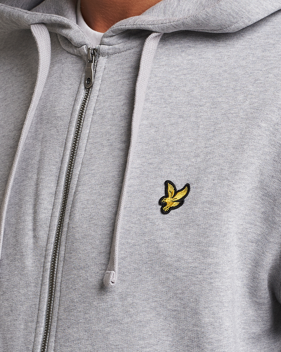 Homme | Pulls Et Tricots | Lyle & Scott | Full Zip Hoodie Light Grey