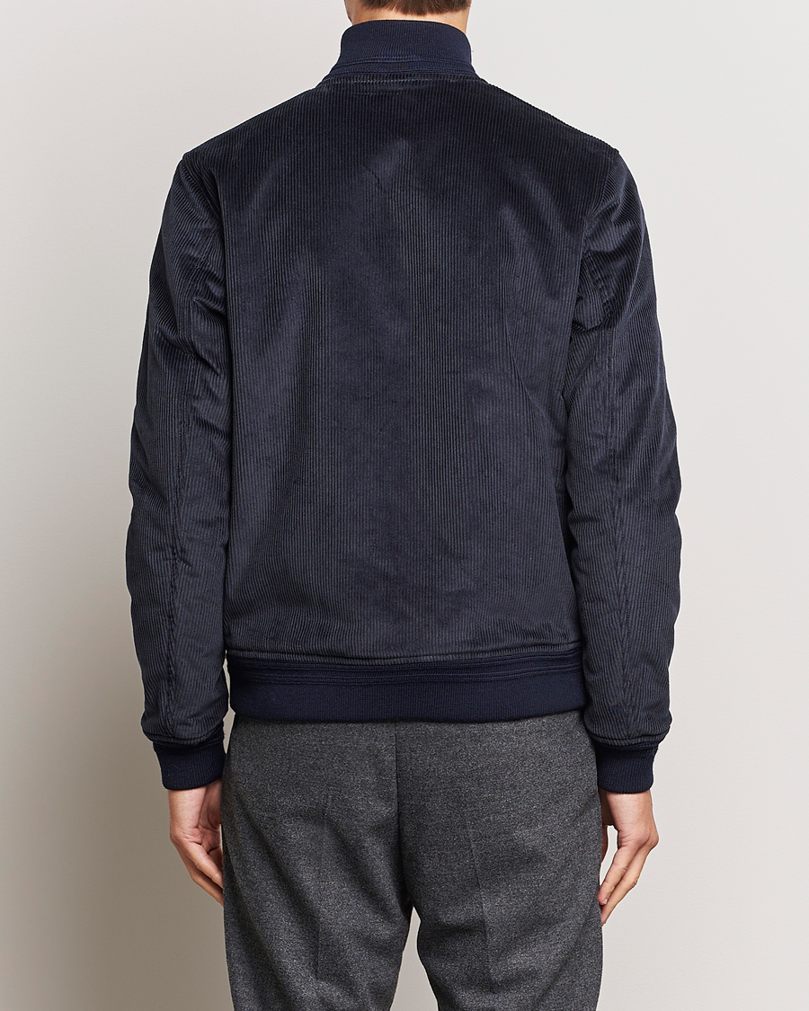 Homme | Manteaux Et Vestes | Valstar | Corduroy Padded Valstarino Navy