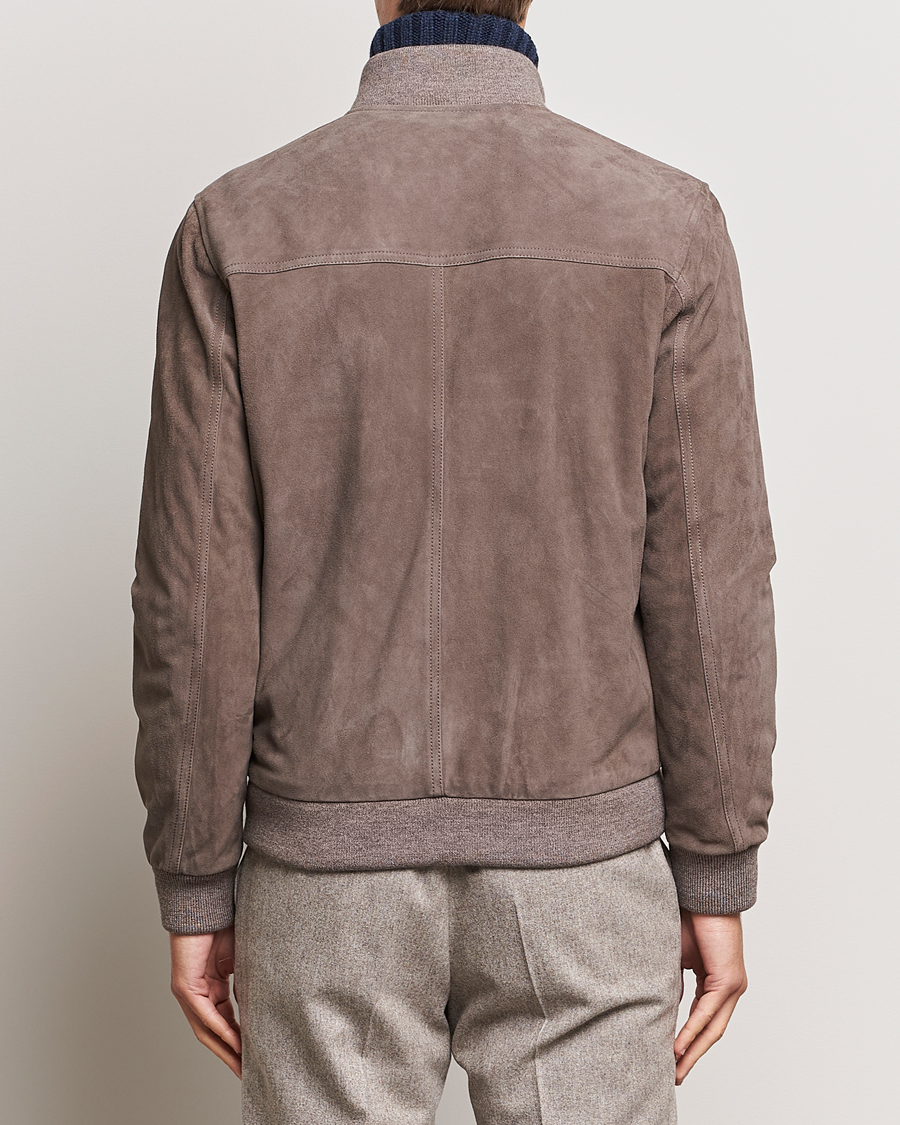 Homme | Manteaux Et Vestes | Valstar | Valstarino Suede Jacket Stone