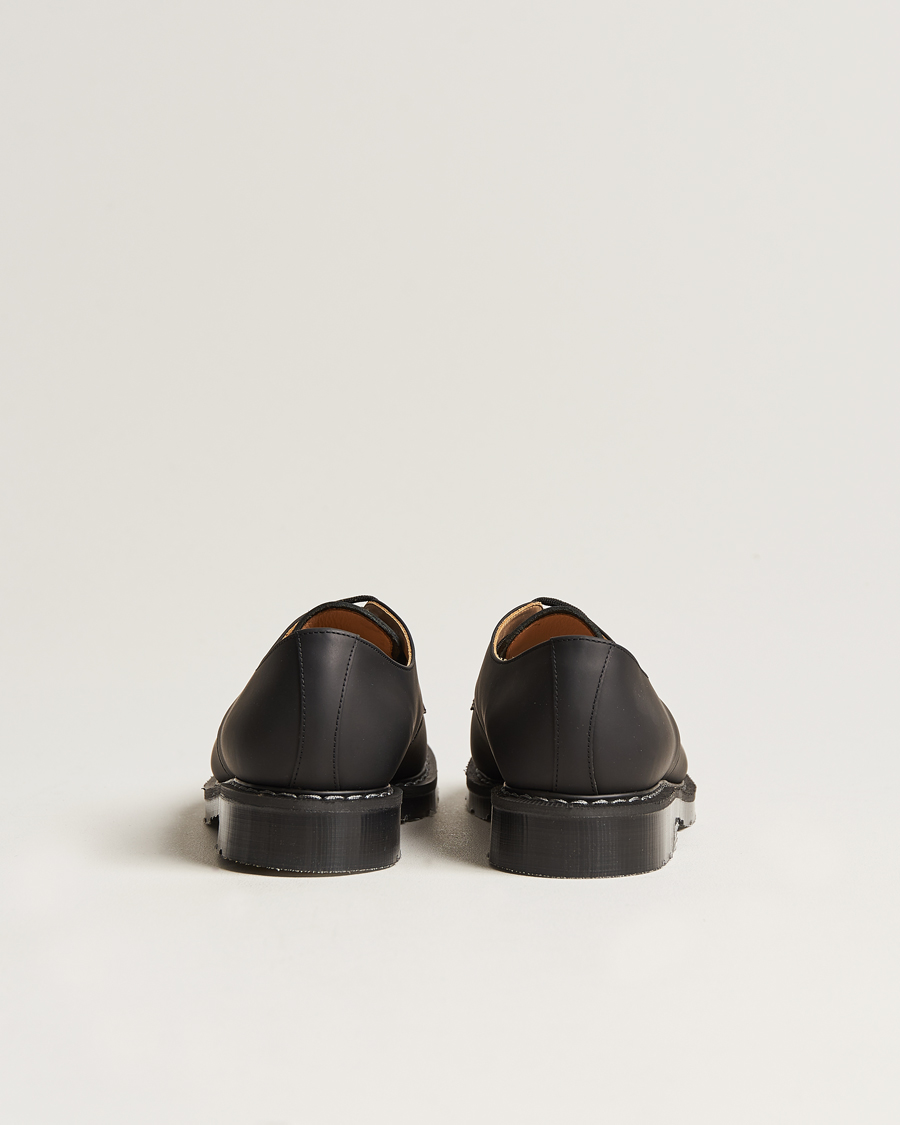 Homme | Solovair 3 Eye Gibson Shoe Black Greasy | Solovair | 3 Eye Gibson Shoe Black Greasy