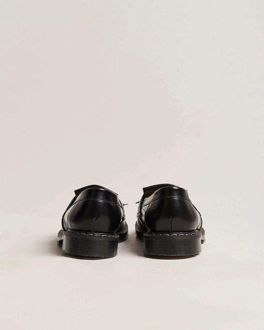 Homme | Loafers | Solovair | Tassel Loafer Black Shine