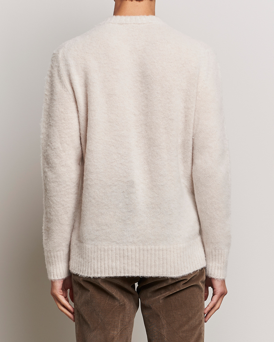 Homme | Pulls Et Tricots | Piacenza Cashmere | Brushed Wool Crew Neck  Beige