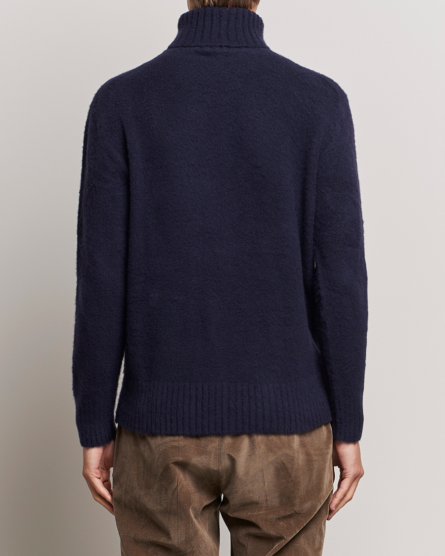 Homme | Pulls Et Tricots | Piacenza Cashmere | Brushed Wool Rollneck Navy