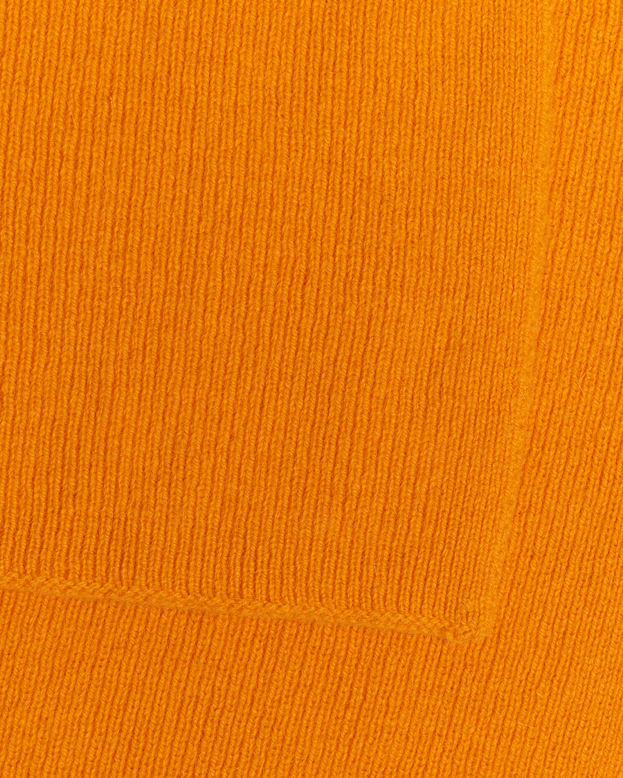 Homme | Le Bonnet Lambswool/Caregora Scarf Orange Peel | Le Bonnet | Lambswool/Caregora Scarf Orange Peel