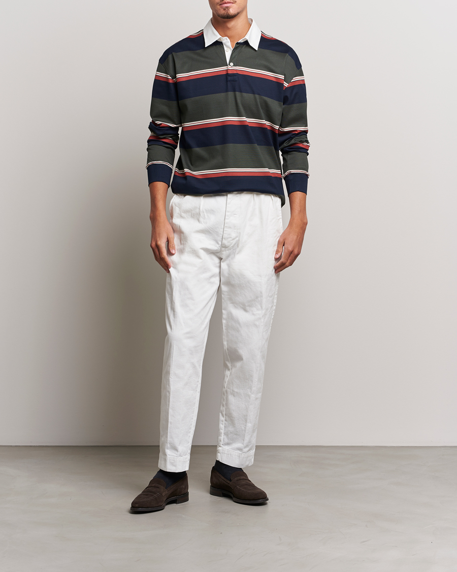 Homme | Pulls Et Tricots | Eton | Striped Rugby Shirt Multi