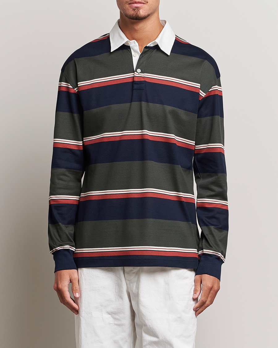 Homme | Pulls Et Tricots | Eton | Striped Rugby Shirt Multi