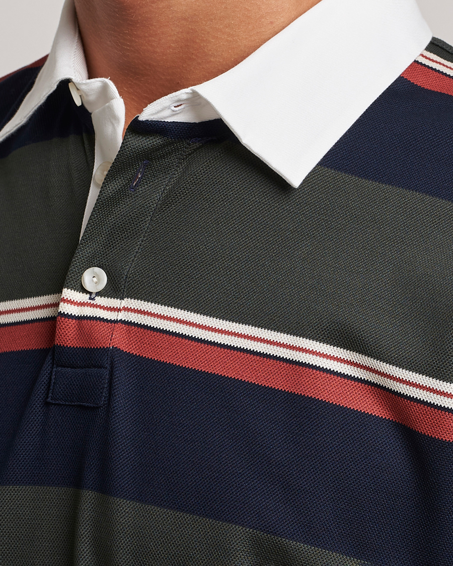 Homme | Pulls Et Tricots | Eton | Striped Rugby Shirt Multi