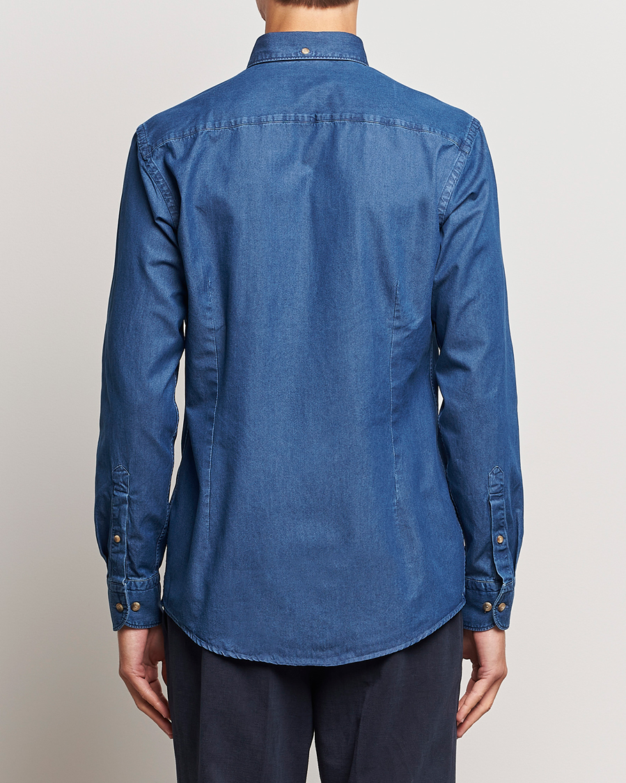 Homme | Chemises | Eton | Slim Fit Denim Shirt Dark Blue