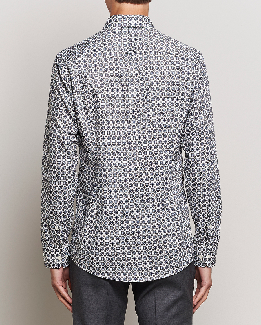 Homme | Chemises | Eton | Slim Fit Signature Twill Printed Shirt Brown