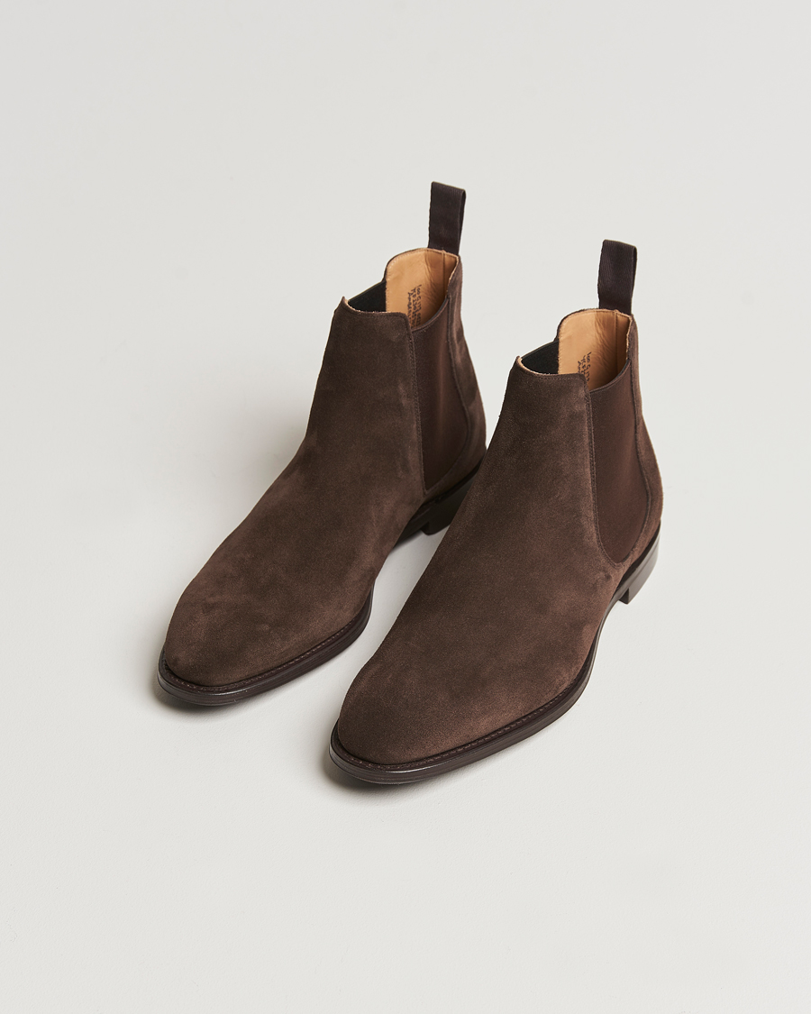 Homme |  | Church's | Amberley Chelsea Boots Brown Suede