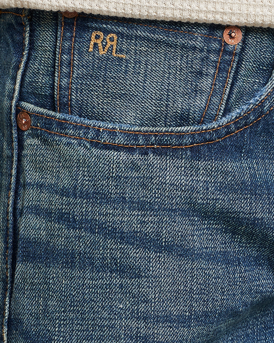 Homme | Jeans | RRL | Straight Fit 5-Pocket Denim Once Washed