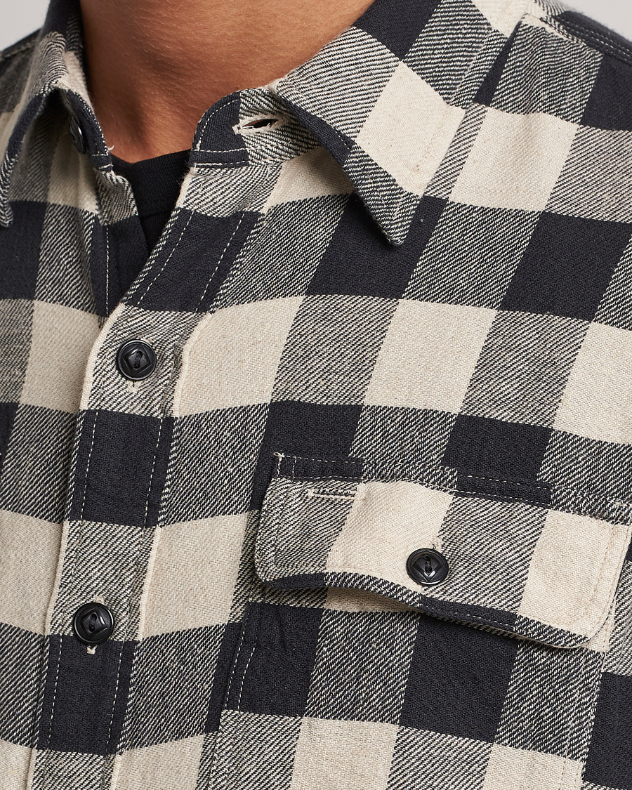Homme | Chemises | RRL | Matlock Plaid Overshirt Black/Cream
