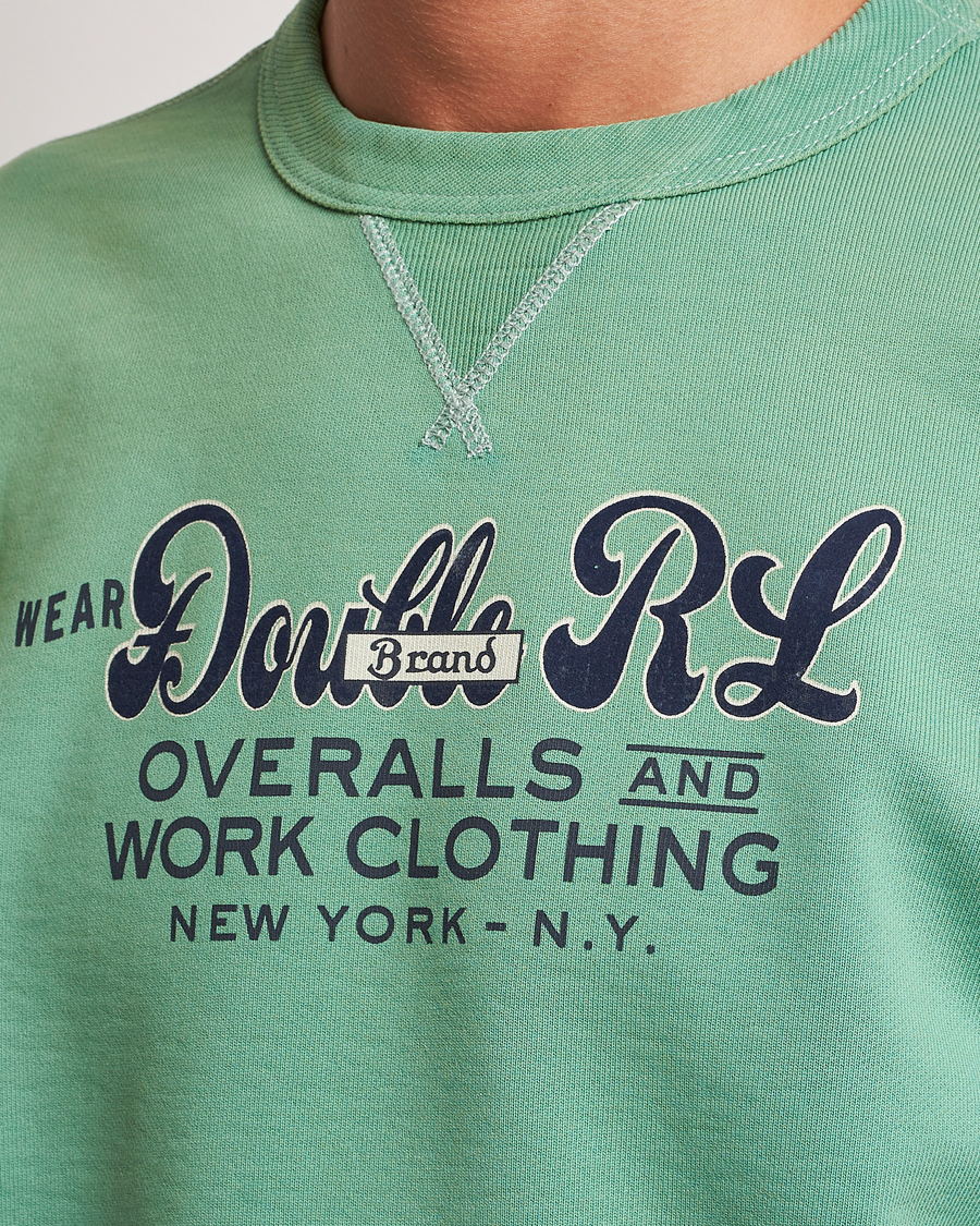 Homme | Pulls Et Tricots | RRL | Graphic Sweatshirt Turquoise