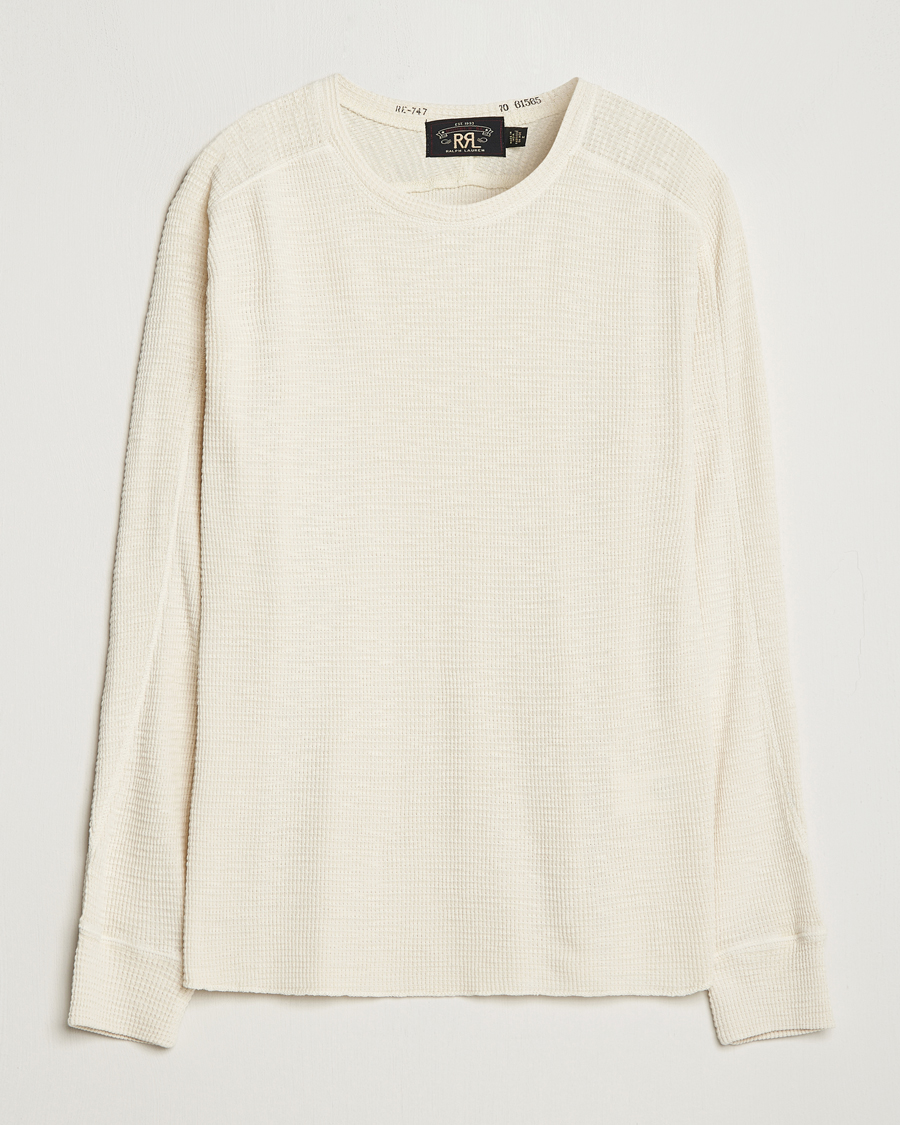 Homme | Pulls Et Tricots | RRL | Long Sleeve Henley Paper White