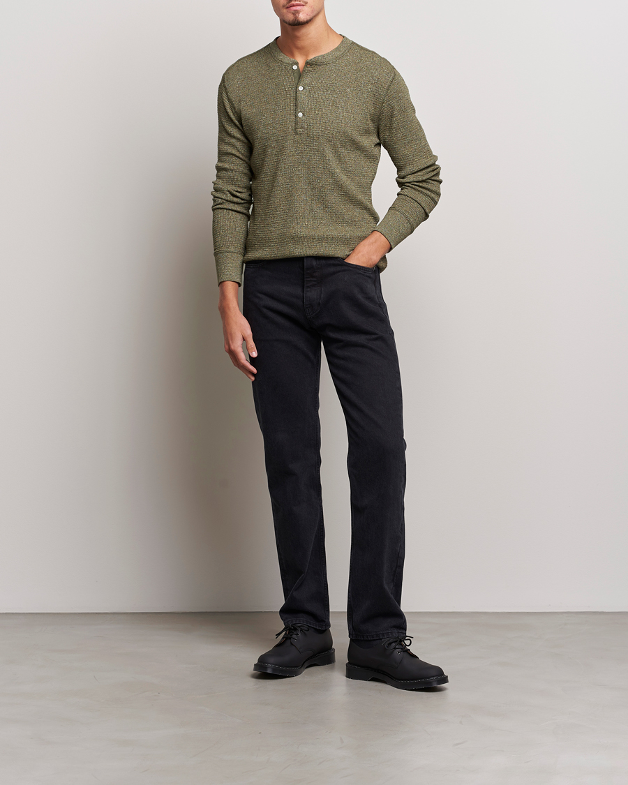 Homme | Pulls Et Tricots | RRL | Long Sleeve Henley Olive