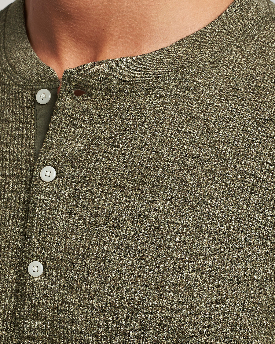 Homme | Pulls Et Tricots | RRL | Long Sleeve Henley Olive