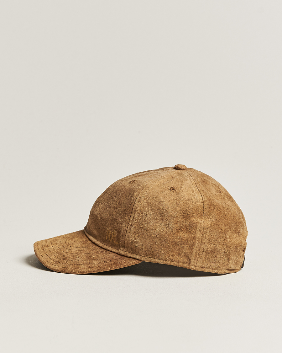 Homme | RRL Rough Out Baseball Cap Brown | RRL | Rough Out Baseball Cap Brown