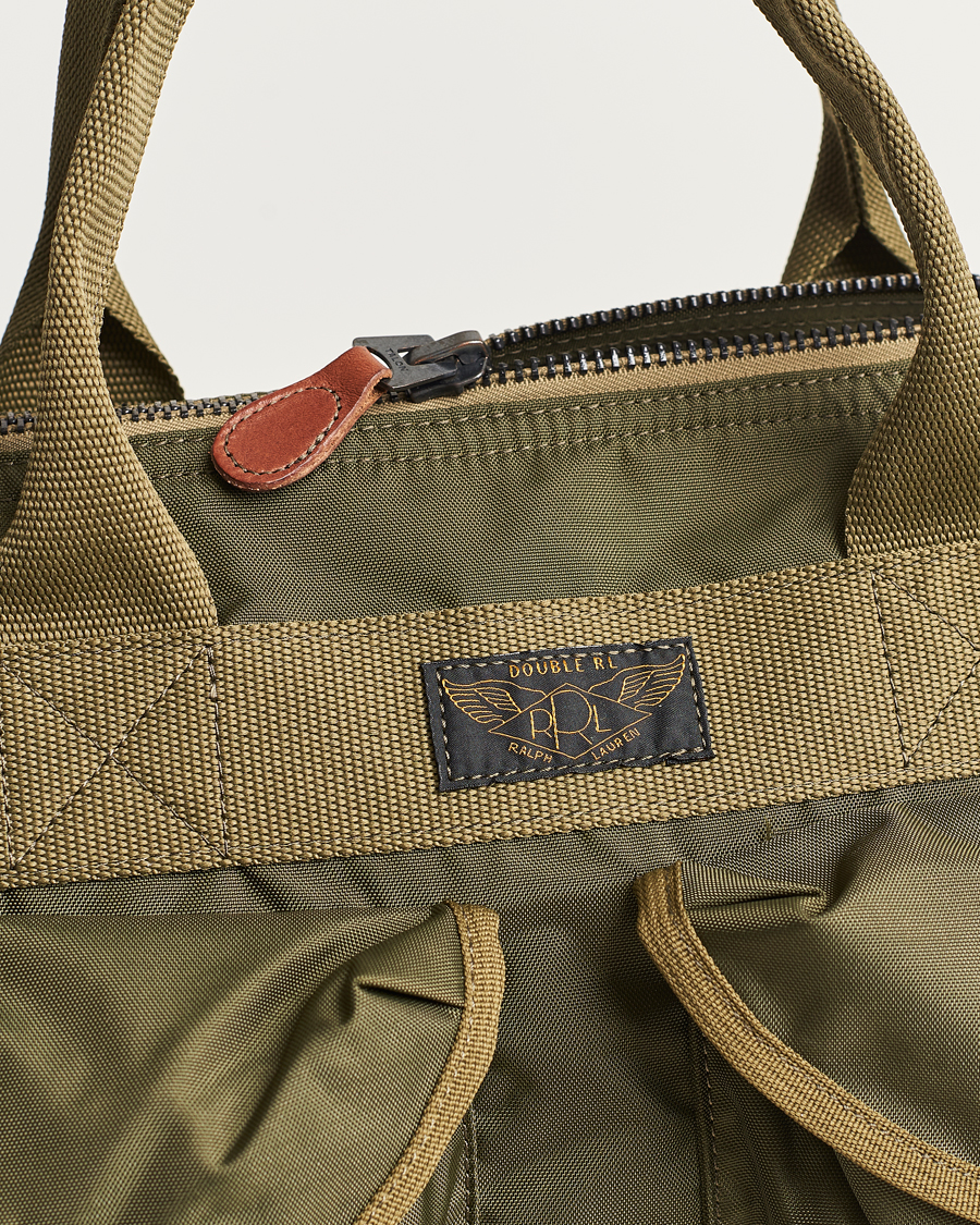 Homme | RRL Nylon Utility Day Tote Olive | RRL | Nylon Utility Day Tote Olive