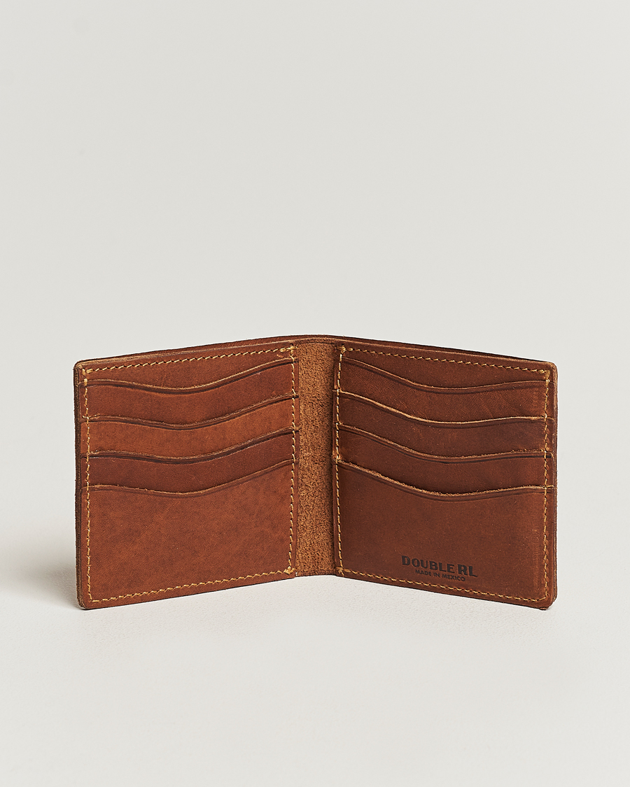 Homme | RRL Ranch Leather Billfold Brown | RRL | Ranch Leather Billfold Brown