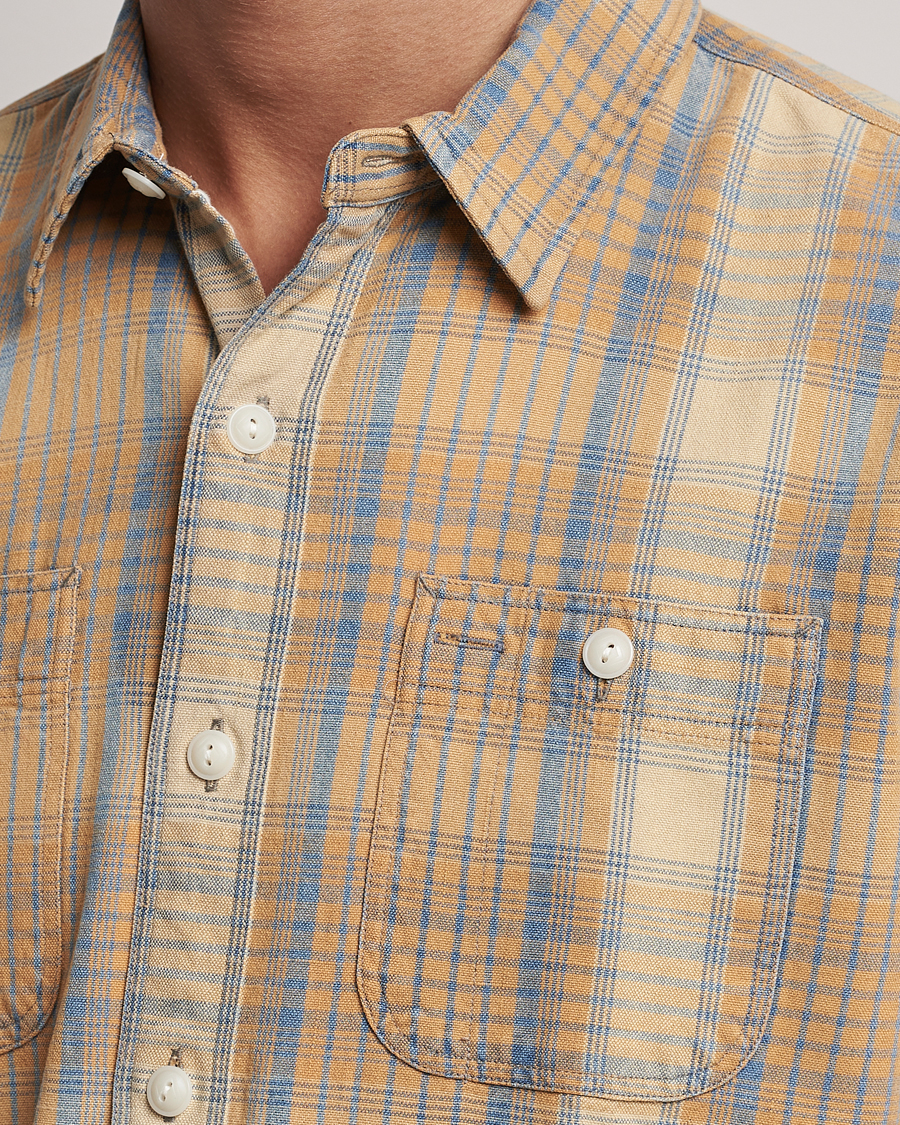 Homme | Chemises | RRL | Farrell Double Pocket Shirt Yellow Multi